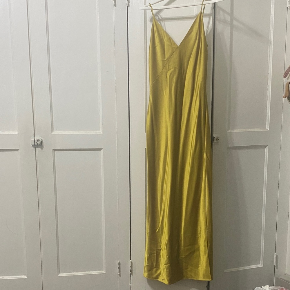 Rag & Bone Gold Maxi Dress